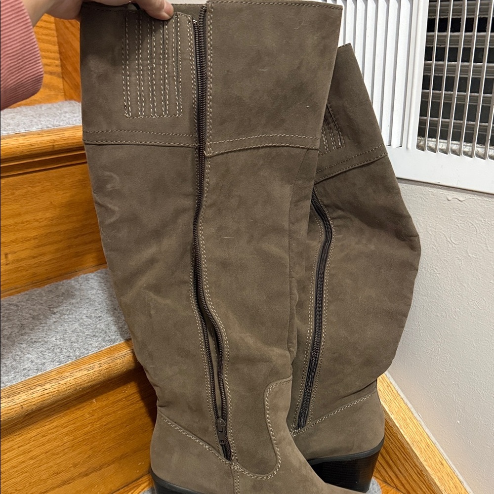 Lane Bryant  Over The Knee Brown Boots - Picture 6 of 10